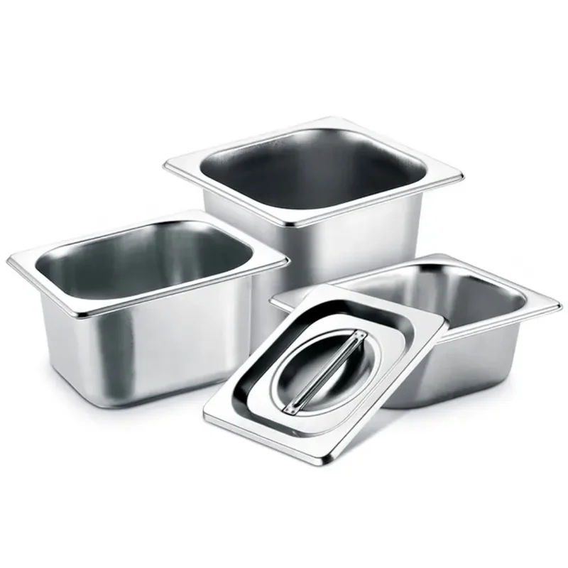 Stainless Steel GN Pan Multi Size Cover ( Lids Only)