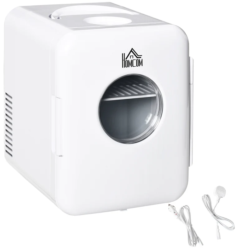 Réfrigérateur portable Easycomfort 60 W, capacité 4 L, séparateur amovible et poignée, 25,8 x 20,5 x 26,3 cm