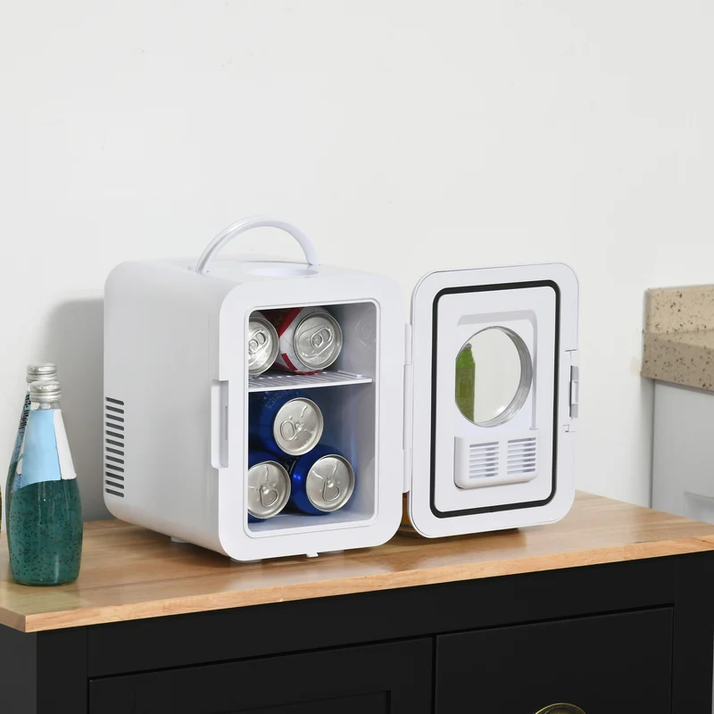 Réfrigérateur portable Easycomfort 60 W, capacité 4 L, séparateur amovible et poignée, 25,8 x 20,5 x 26,3 cm