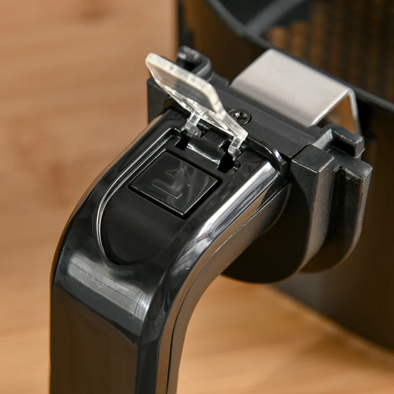 Friteuse à air EASYCOMFORT 1300 W avec température réglable - Noire