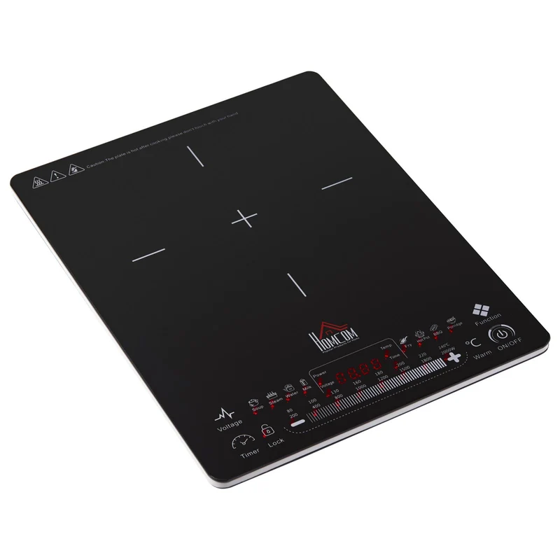 Plaque à induction portable EASYCOMFORT avec affichage LED - Noire