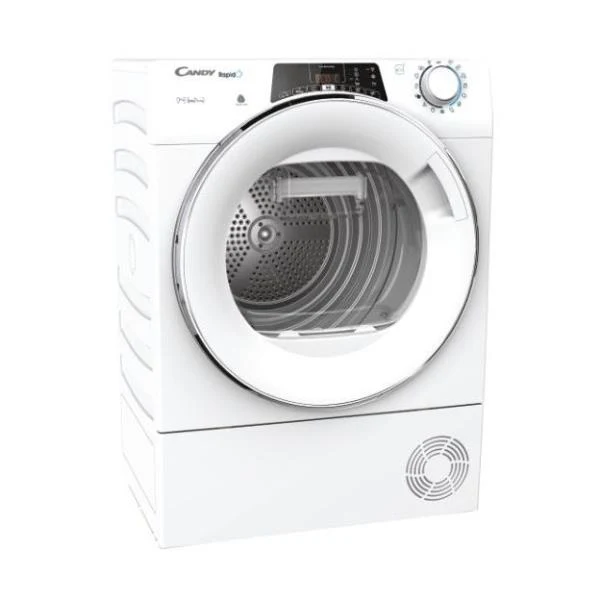 Sèche-linge frontal Candy Rapidò Slim RO4H7A2TCEX-S 7 kg A++ (H85 x L59,6 x P46,5) Télécommande avancée et contenu supplémentaire (Wi-Fi + BLE)
