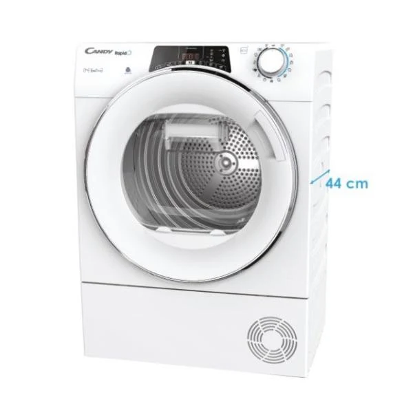 Sèche-linge frontal Candy Rapidò Slim RO4H7A2TCEX-S 7 kg A++ (H85 x L59,6 x P46,5) Télécommande avancée et contenu supplémentaire (Wi-Fi + BLE)