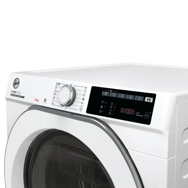 Sèche-linge à pompe à chaleur Hoover H-Dry 500, 8 kg, H8A2TCEXS-S (H 85 x L 60 x P 58,5 cm), classe énergétique A++
