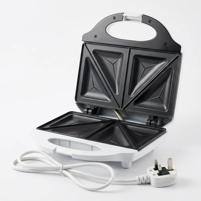 Mitshu 750W Sandwich Toaster (MST-13A) with Cool-Touch Housing