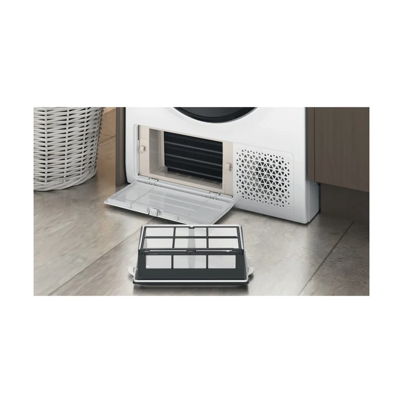Sèche-linge à pompe à chaleur Hotpoint Ariston 8 kg NTM1182KIT (L x P x H 59,5 x 65,5 x 85 cm) Moteur asynchrone PSC Filtre EASY CLEANING NT M11 82K IT Classe A++