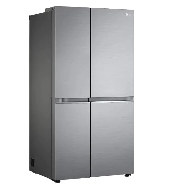 Réfrigérateur LG côte à côte GSBV70PZTE 635 litres Classe énergétique E (H 179 x L 91,3 x P 73,5) Total No Frost Compresseur Smart Inverter DoorCooling+™ Quatre portes en acier inoxydable