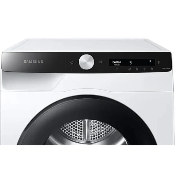 Sèche-linge à pompe à chaleur Samsung DV90T5240AE 9 kg (H 85 x L 60 x P 60 cm) Classe A+++ Contrôle Ai Capteur de séchage optimal Moteur à inverseur numérique