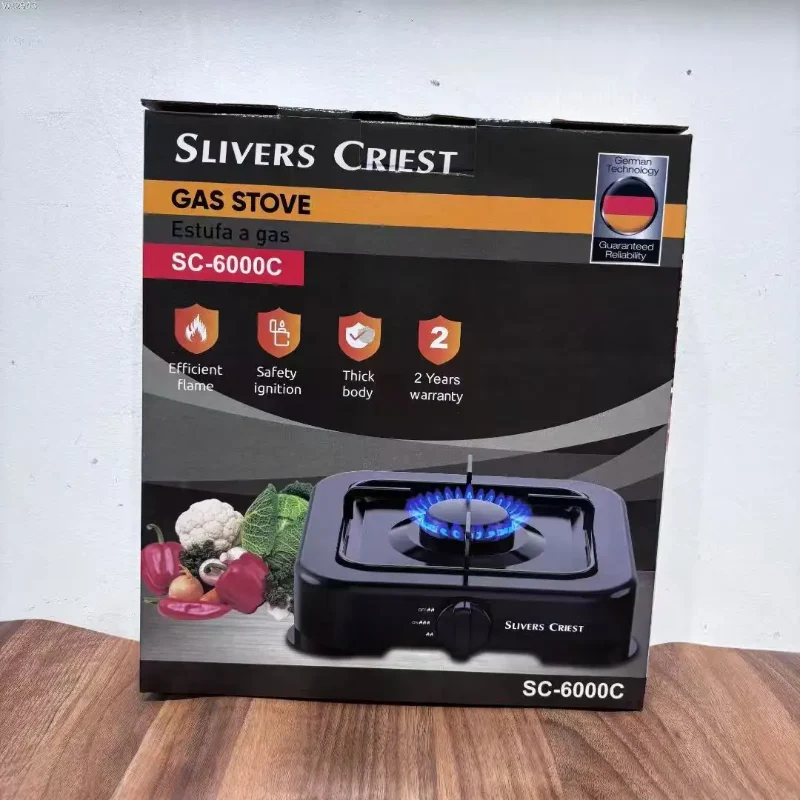 Slivers Criest Single Burner Gas Stove (SC-6000C)
