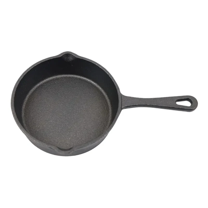 Pre-Seasoned Cast Iron Skillet with Dual Pour Spouts