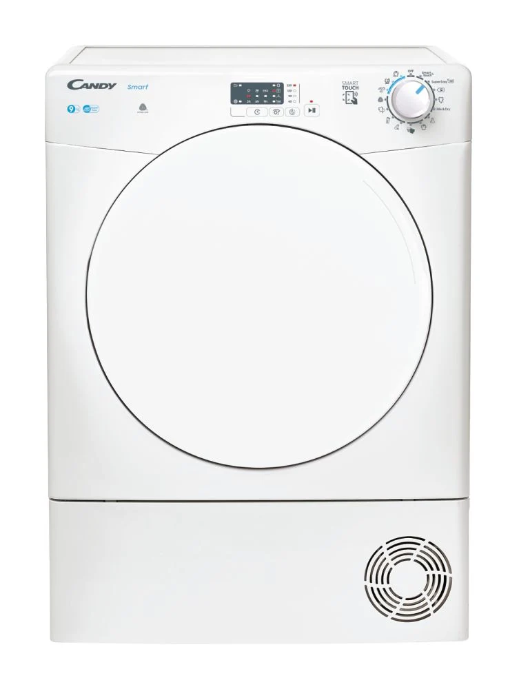 Sèche-linge à condensation Candy Smart CSE C9LF-S 9 kg, classe B (H 85 × L 59,6 × P 60,7 cm), blanc