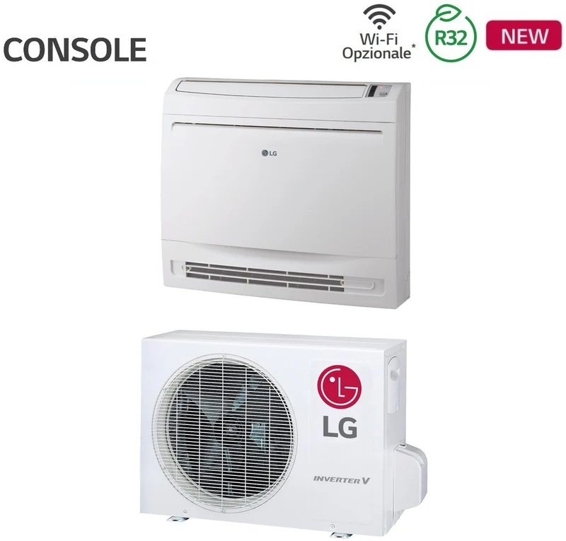 Climatiseur LG 12000 BTU R-32 Wi-Fi en option | UQ12F