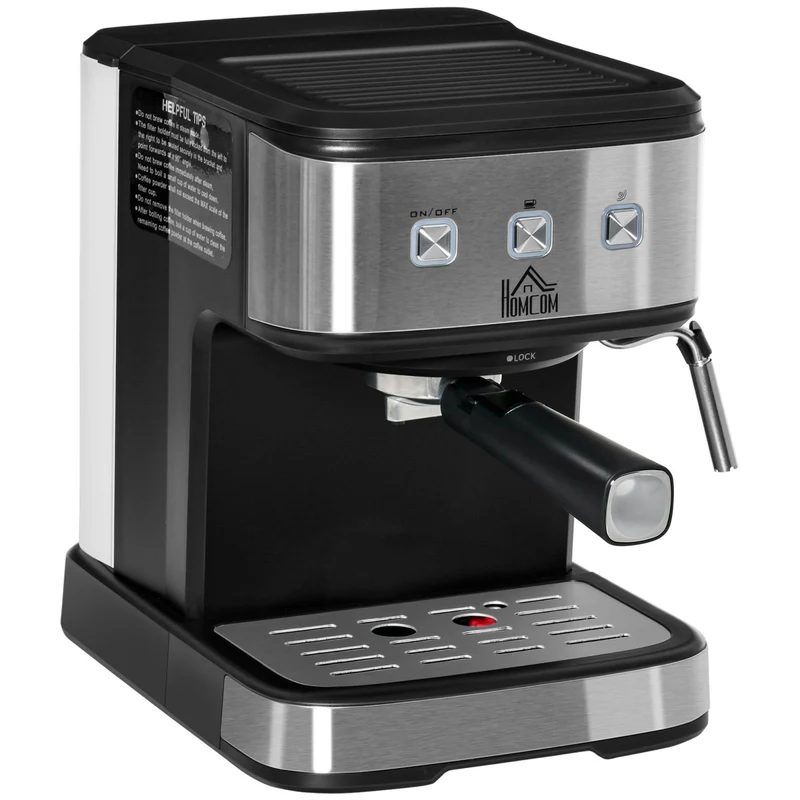 Machine à expresso et cappuccino EASYCOMFORT, 850 W et 15 bars, réservoir amovible, 35,5 x 21 x 29 cm