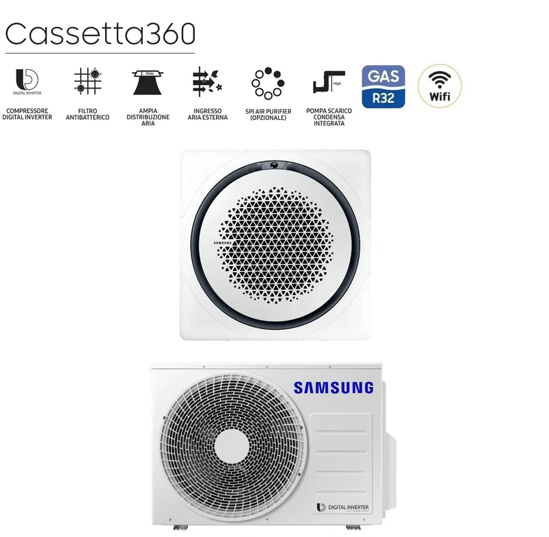 Climatiseur Samsung 24000 BTU Inverter R-32 Wi-Fi en option | AC071RN4PKG/EU