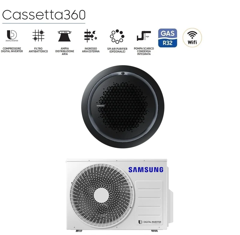 Climatiseur Samsung 24000 BTU Inverter R-32 Wi-Fi en option | AC071RN4PKG/EU