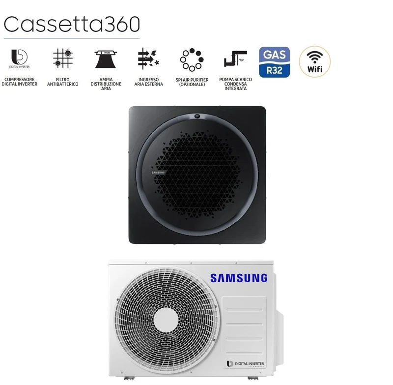 Climatiseur Samsung 24000 BTU Inverter R-32 Wi-Fi en option | AC071RN4PKG/EU