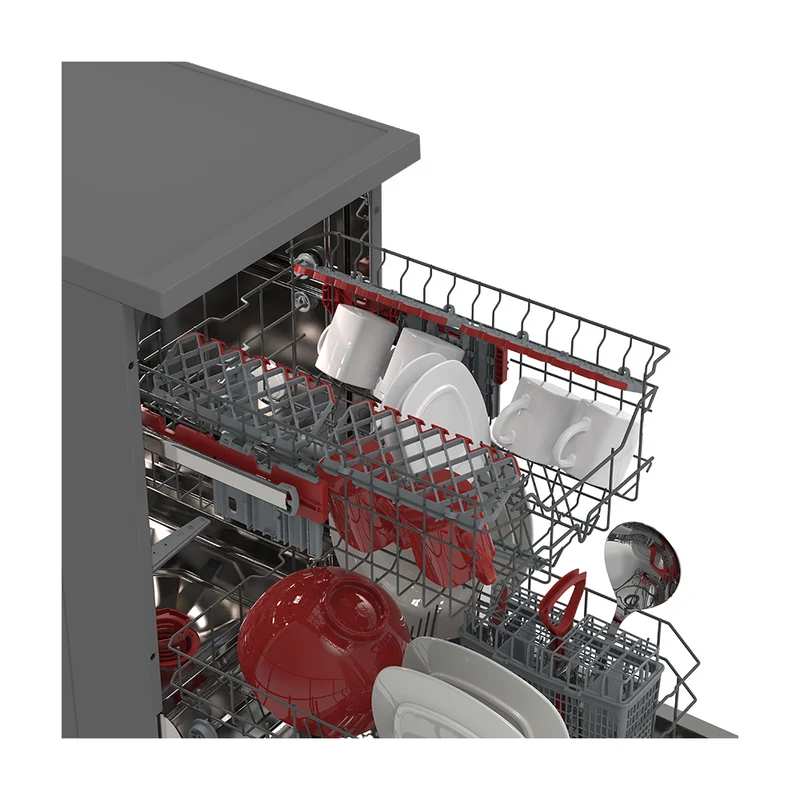 SHARP QW-NS1CF49EI-ES Freestanding 45 cm Dishwasher 10 PS 49 db E Class with MicroBan Technology