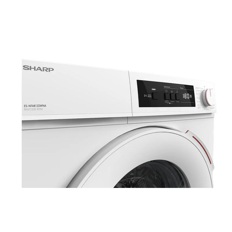 Sharp ES-NFA812DWNA-ES Freestanding Washing Machine