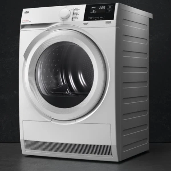 Sèche-linge à pompe à chaleur AEG TR8G83GW 8 kg, série 8000, AbsoluteCare MixDry, Hygiene SensiDry (H 85 x L 59,6 x P 63,8 cm), classe énergétique A+++