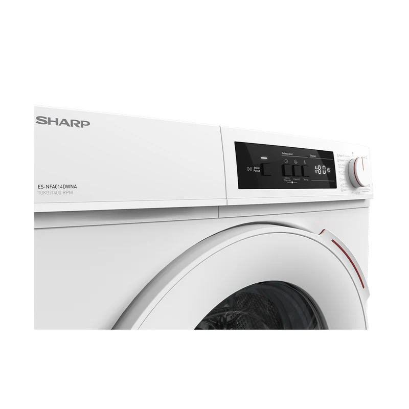 Sharp ES-NFA014DWNA-ES Freestanding Washing Machine
