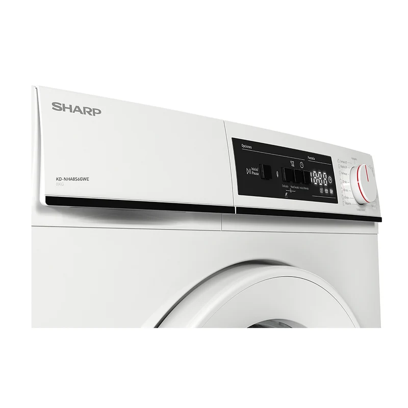 Sharp KD-NHA8S6GWE-ES Freestanding Tumble Dryer