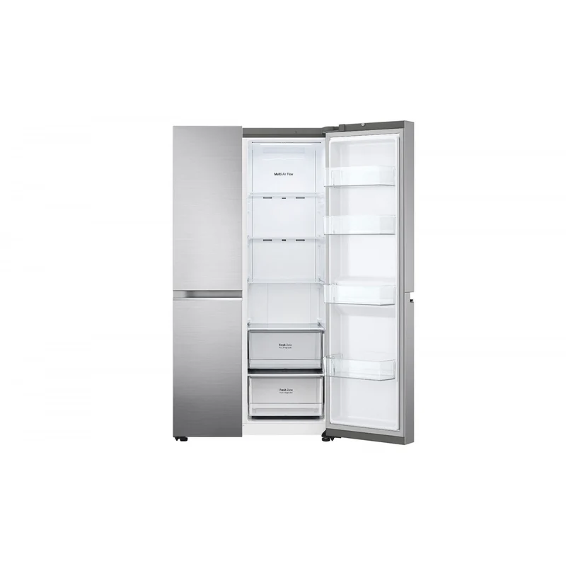 Réfrigérateur LG GSBV70PZTM à pose libre côte à côte, 655 litres (H 179 x L 91,3 x P 73,5 cm), classe F