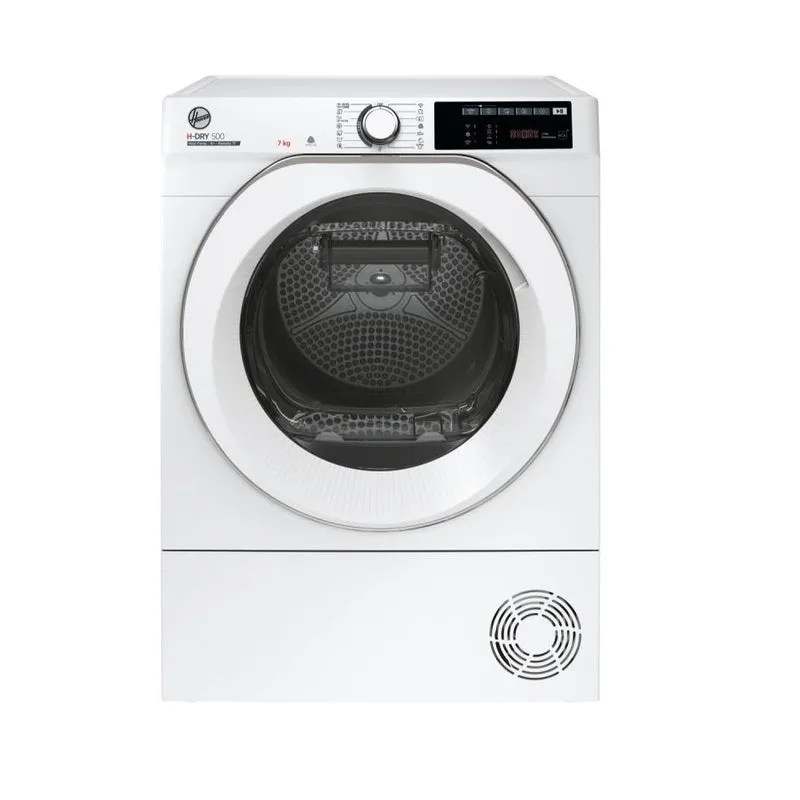 Sèche-linge à pompe à chaleur mince Hoover ND4 H7A1TCEX-S (H85 x L60 x P46,5) Classe A+ H-Dry 500