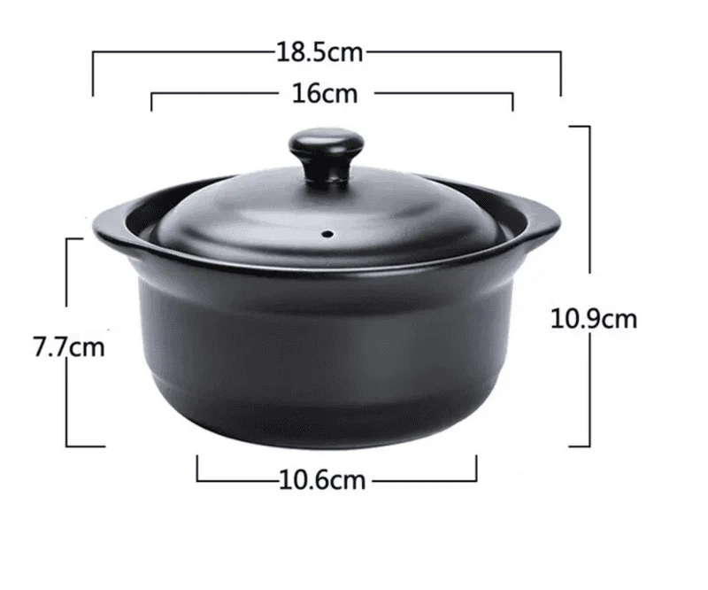 Heat Resistance Ceramic Cooking Pot 18 cm