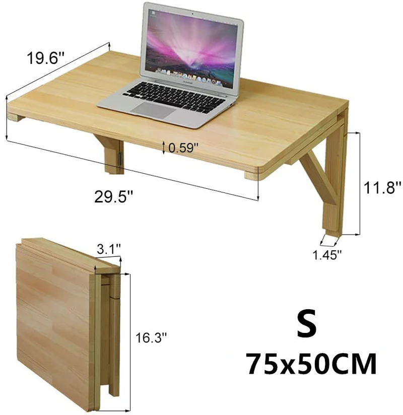 Wandmontierter Klapptisch