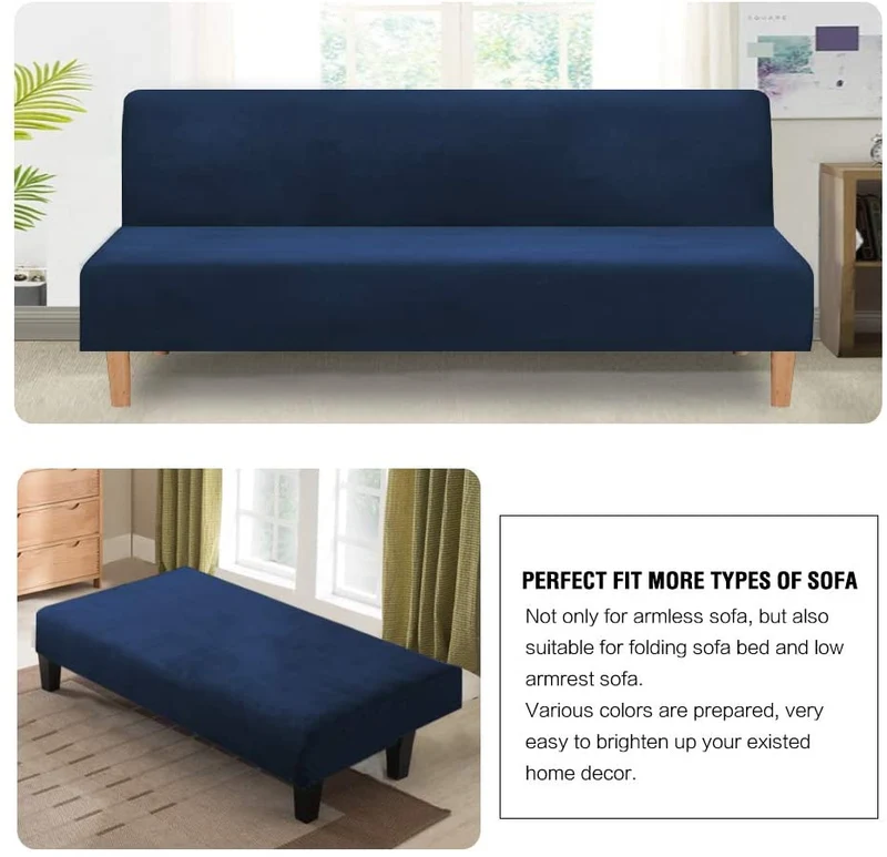 Armlose Futon-Sofa-Stretch-Bezüge
