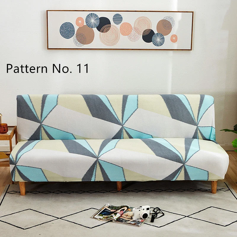 Armlose Futon Stretch Sofa Schonbezüge (16 verschiedene Muster zur Auswahl)