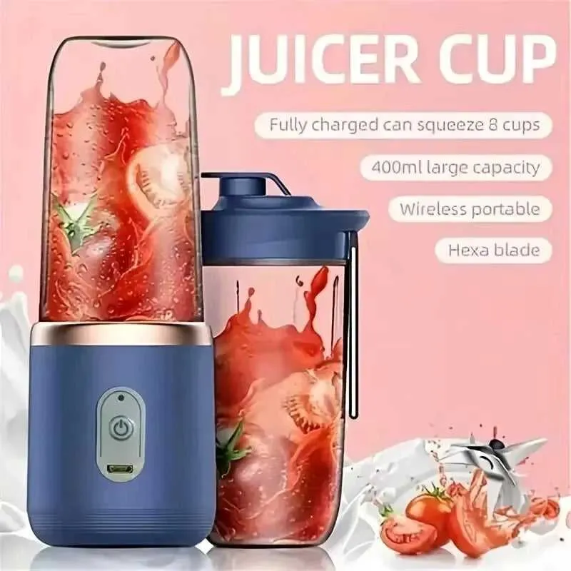 Small Rechargeable Portable Juicer 400 ml