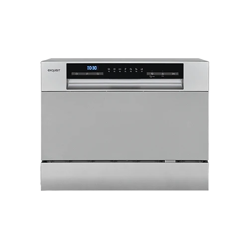 Exquisit Geschirrspüler GSP206-030D | 60 cm silber | 12 Maßgedecke | EEK D