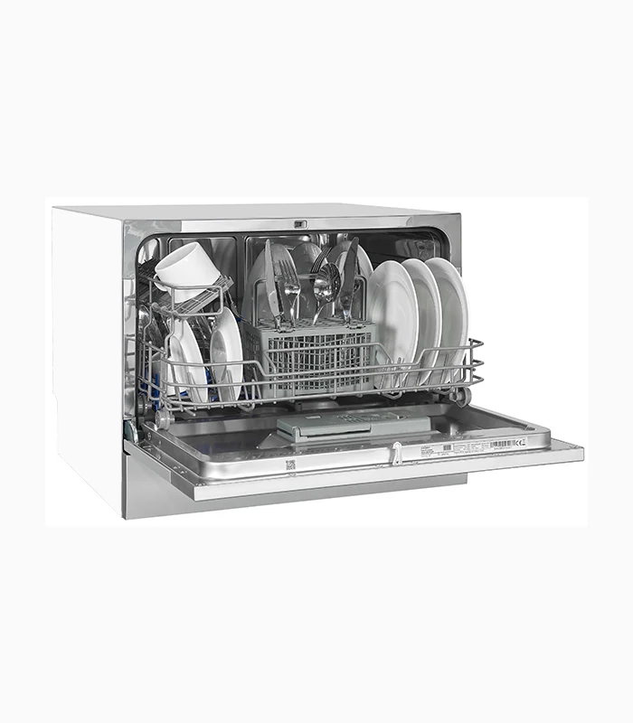 Exquisit Geschirrspüler GSP206-030D | 60 cm silber | 12 Maßgedecke | EEK D
