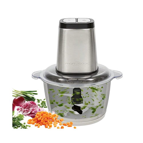 ProfiCook PC-MZ 1227 Multizerkleinerer | 2 Liter Glasbehälter | Edelstahl