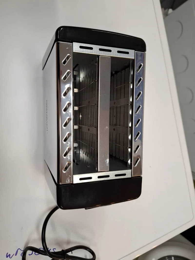 Eisenbach Toaster Edelstahl + Krümelschublade Langschlitztoaster 650W