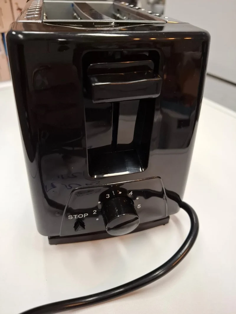 Eisenbach Toaster Edelstahl + Krümelschublade Langschlitztoaster 650W
