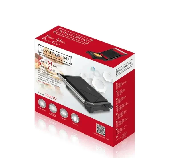 Royalty Line RL-PM1000 Toaster Grill 1000W Rot