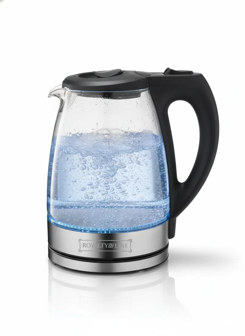 Glas Wasserkocher NEU 1,7L 2200W 360° drehbar Eisenbach blaue FARBE
