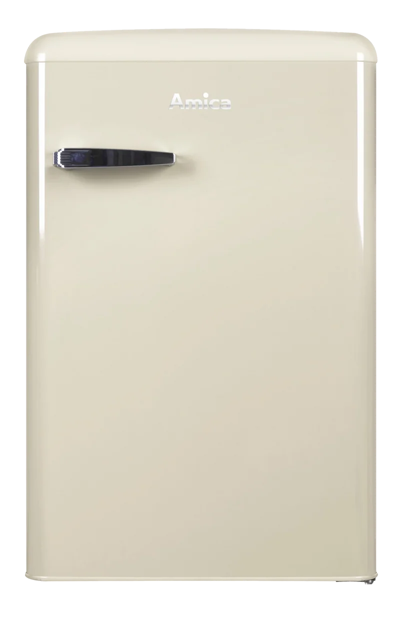 AMICA KS 15615 B Kühlschrank Retro-Style | 87 cm | Beige | 108 L | EEK E