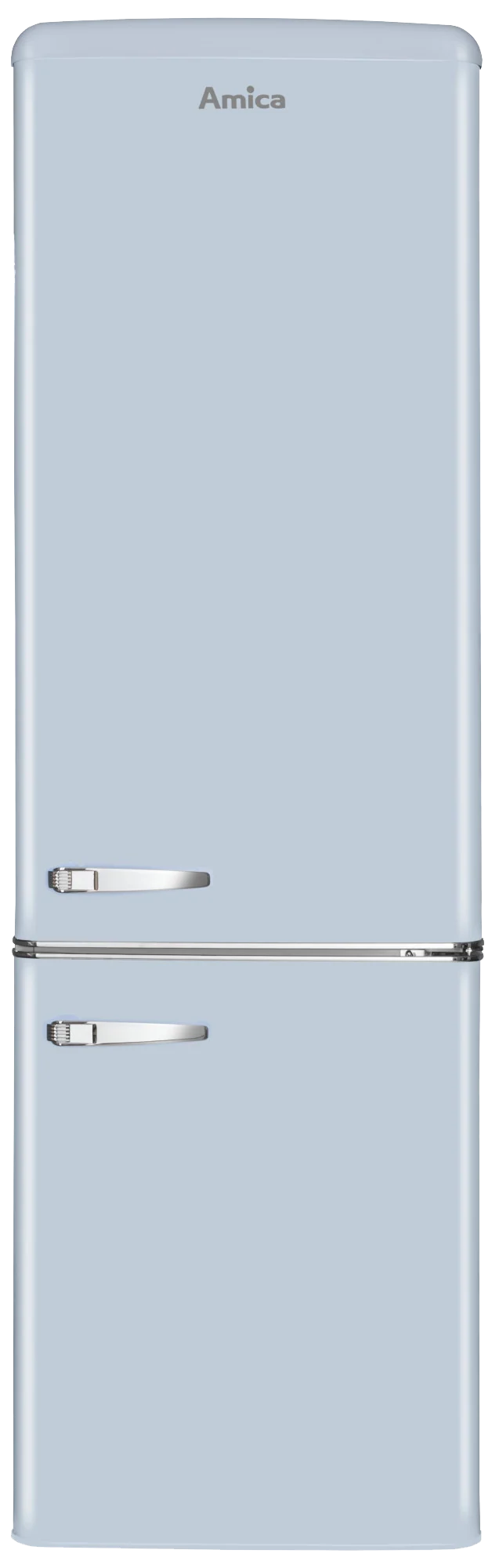 AMICA KGCR 387 100 L Kühl-Gefrierkombi Retro-Style | 181 cm | Hellblau | EEK E