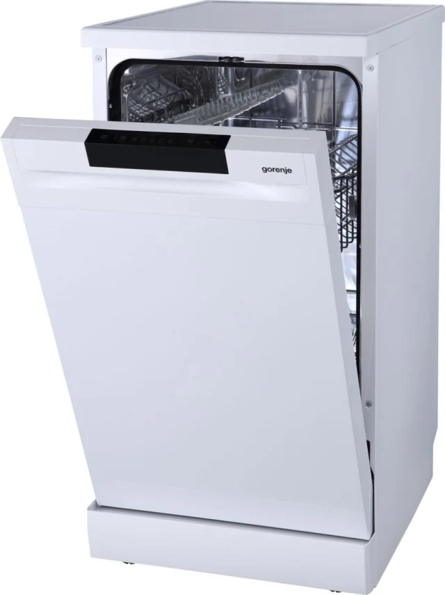 GORENJE Geschirrspüler GS520E15W | 45 cm weiß | 9 Maßgedecke | 3-in-1-Automatik | EEK E