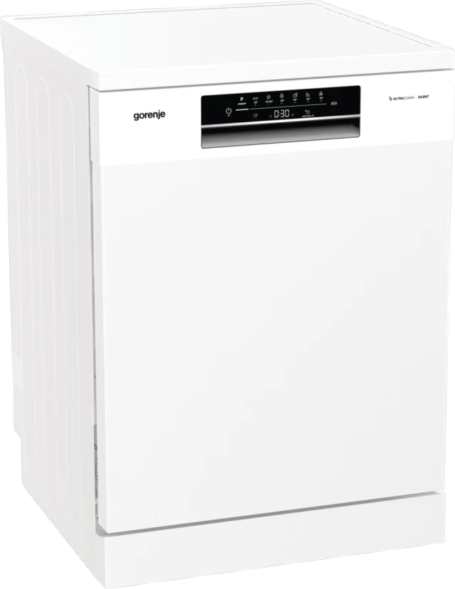 GORENJE Geschirrspüler GS642D90W | 60 cm weiß | TotalDry Auto-Öffnung | 14 Maßg. | EEK D
