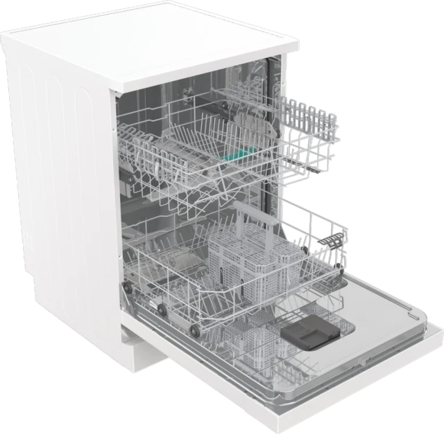 GORENJE Geschirrspüler GS642D90W | 60 cm weiß | TotalDry Auto-Öffnung | 14 Maßg. | EEK D