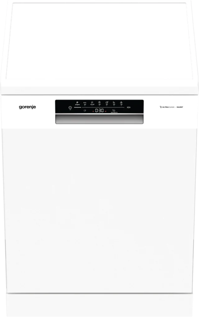 GORENJE Geschirrspüler GS642D90W | 60 cm weiß | TotalDry Auto-Öffnung | 14 Maßg. | EEK D