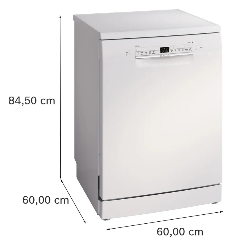 Bosch Geschirrspüler SMS2HTW06E Serie 2 | 60 cm weiß | 13 Maßg. | EEK C