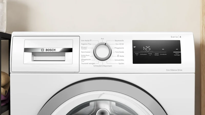 Bosch Serie 4 WAN28127 Waschmaschine 8kg Weiß EcoSilence Drive EEK A