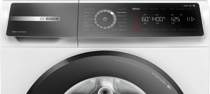 Bosch WGB244071 Waschmaschine 9 kg | Serie 8 | Iron Assist | Home Connect
