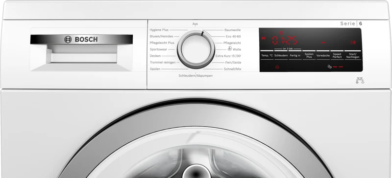 Bosch WUU28T49 Waschmaschine 9 kg | EEK A | Warmwasseranschluss | 1400 U/Min