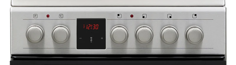 Sharp KF-56VDD19I-DE 50x60cm Freestanding Vitroceramic Single Oven, Inox